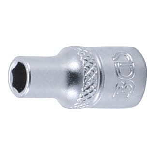 Steckschlüssel-Einsatz Sechskant Antrieb Innenvierkant 6,3 mm (1/4') sw 5 mm