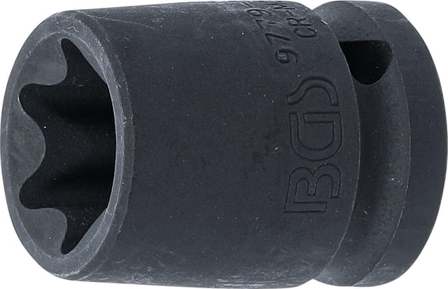 Bgs Technic - Kraft-Steckschlüssel-Einsatz E-Profil Antrieb Innenvierkant 12,5 mm (1/2') sw E24