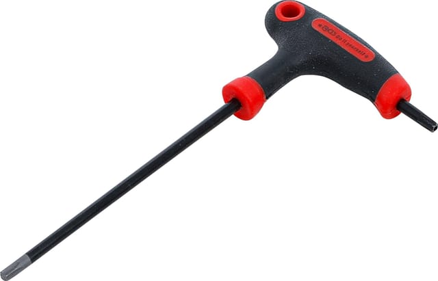 Schraubendreher mit T-Griff und seitlicher Klinge T-Profil (für Torx) mit/ohne Bohrung T20