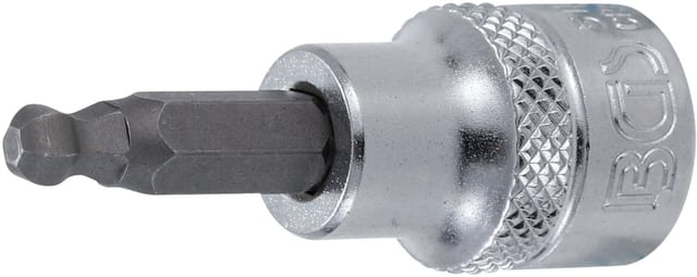 BGS Bit-Einsatz Antrieb Innenvierkant 10 mm (3/8") Innensechskant mit Kugelkopf 5 mm - 5112