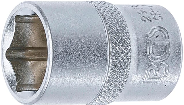 Bgs Technic - Steckschlüssel-Einsatz Sechskant Antrieb Innenvierkant 12,5 mm (1/2') sw 18 mm