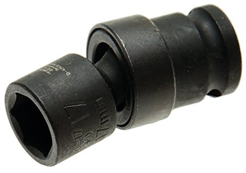 Kraft-Kugelgelenk-Einsatz Antrieb Innenvierkant 12,5 mm (1/2") SW 17 mm