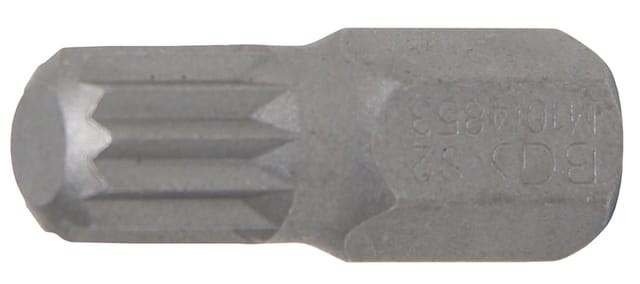 Bit Länge 30 mm Antrieb Außensechskant 10 mm (3/8") Innenvielzahn (für XZN) M10