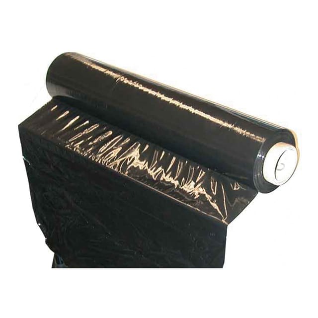 BGS Do it yourself Stretchfolie schwarz 500 mm x 300 m, 23 µm