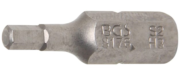 Bit Länge 25 mm Antrieb Außensechskant 6,3 mm (1/4') Innensechskant 3 mm