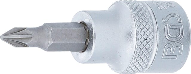 Bit-Einsatz Antrieb Innenvierkant 10 mm (3/8') Kreuzschlitz PZ1