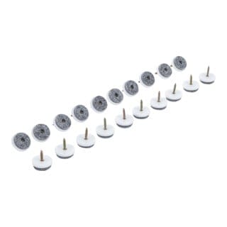 Filzgleiter-Satz mit Schrauben ø 24 mm 20-tlg.