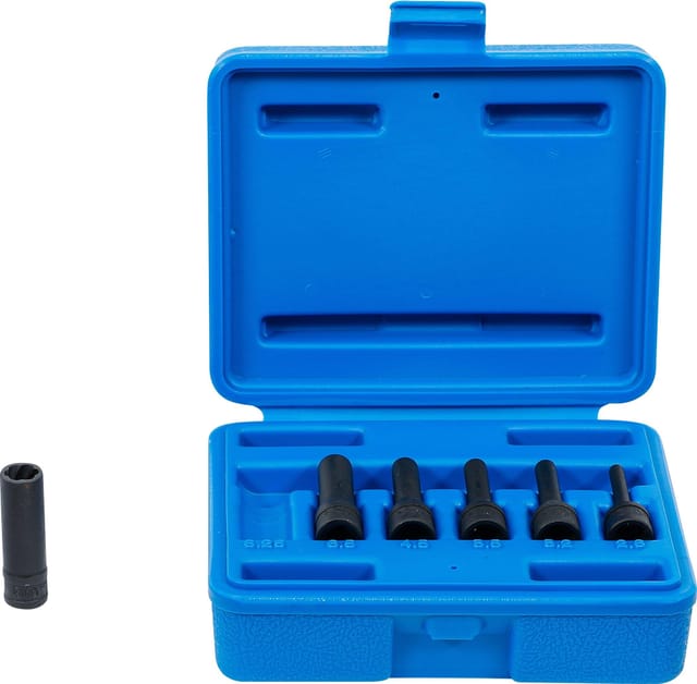 Bgs Technic - Abdreh-Einsatz-Satz für Glühkerzenelektrode Antrieb Innenvierkant 6,3 mm (1/4') 6-tlg.
