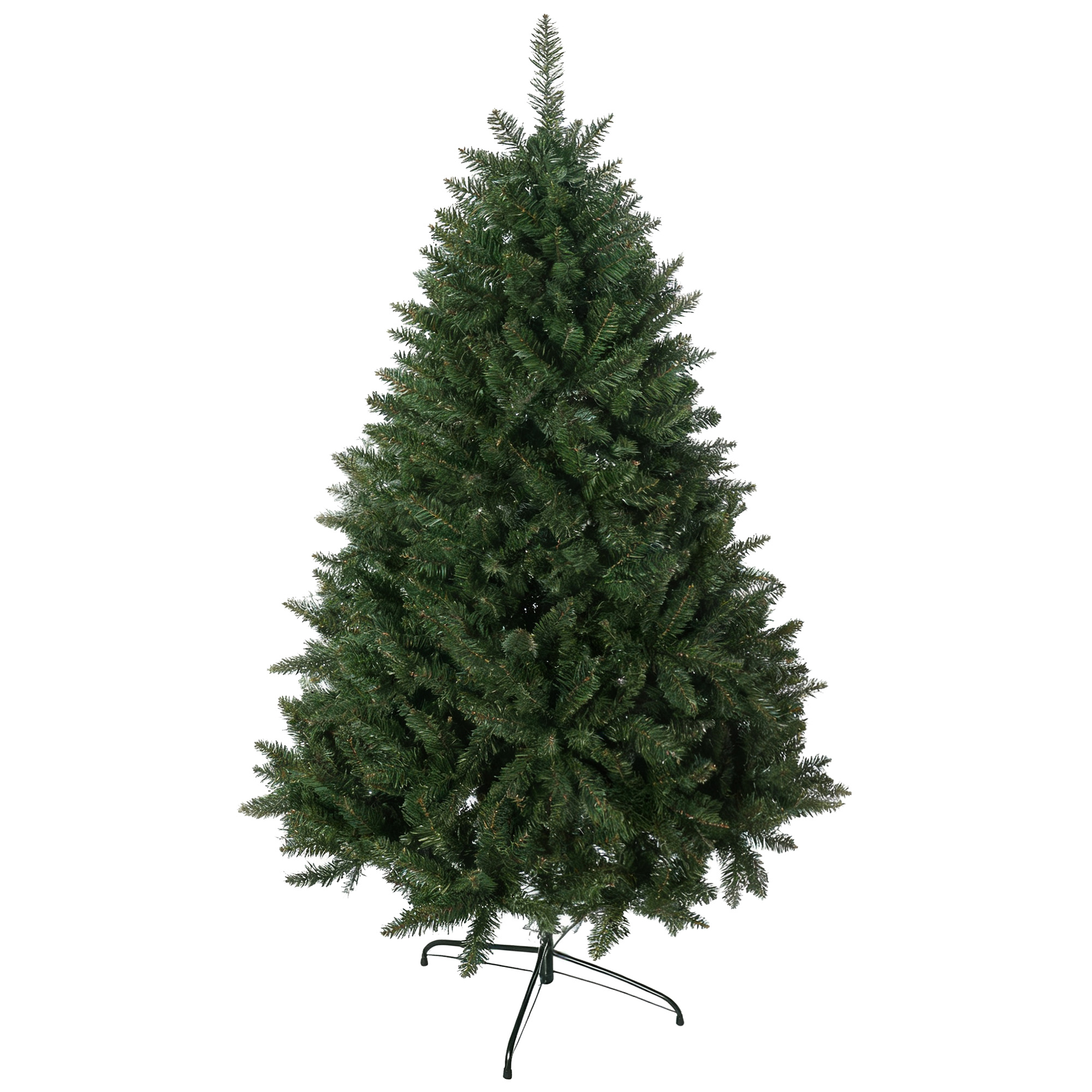 Künstlicher Weihnachtsbaum, 180 Cm Hoch, Mit 800 Zweigen Und Metallfuß, Grün