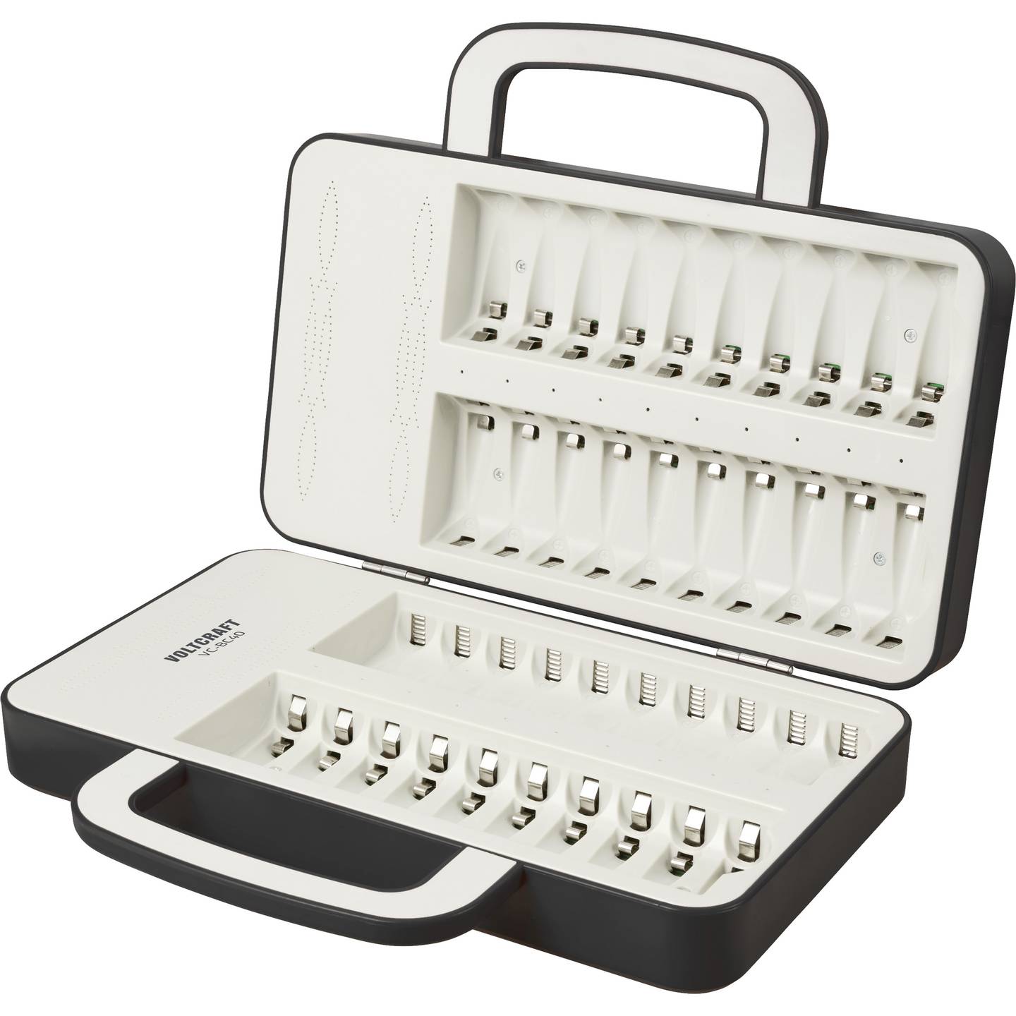 [gebraucht] B-ware Voltcraft Rundzellen-ladegerät Nimh Mignon Aa Micro Aaa 40 Kanäle 1000ma 120min