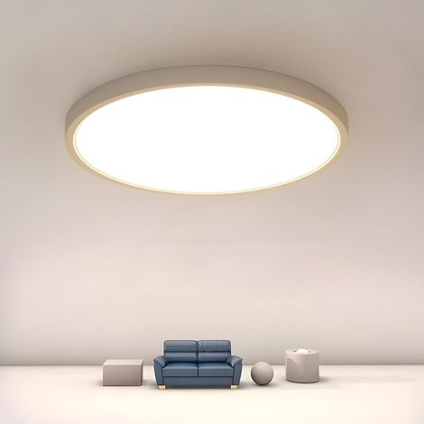 Led-deckenleuchte Ø 30 Cm, 24 W, 2160 Lm, Schutzart Ip44, 4500 K Warmweißes Licht, Geeignet Für Schlafzimmer, Badezimmer, Küche, Flur Und Balkon