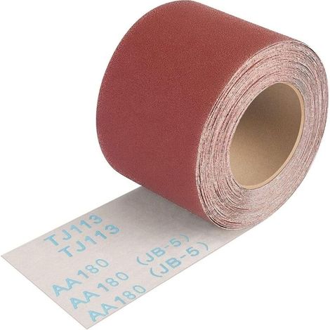 Rolle Schleifpapier, Körnung 180, 93 Mm X 10 M, Für Metall Und Holz, Für Exzenter- Und Handschleifer