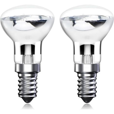 Klarlight R39 E14 30w Lavalampe-glühbirnen, Kleine Ses-reflektor-lavalampe-glühbirnen Mit Edison-schraubgewinde, Warmweiß 2800k R39 Dimmbar (2 Stück)