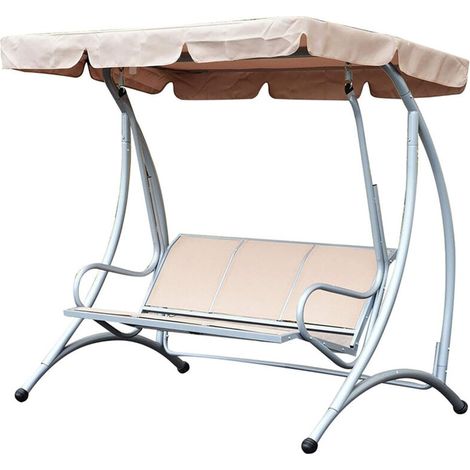 Wasserdichter Drehsitzbezug, Strapazierfähiger Und Regendichter Staubschutz Für Den Außenbereich, Beige