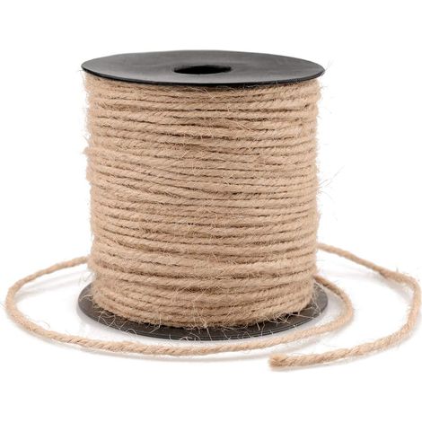 Rolle Juteseil, 3 Mm, Naturhanf, Dekoseil, Garten, Diy