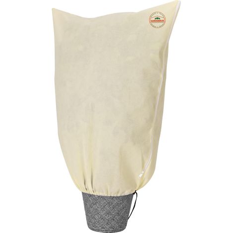 Pflanzenschutzabdeckung 200 X 240 Cm, Winterabdeckung Mit Reißverschluss, 70 G/m², Beige, Garten