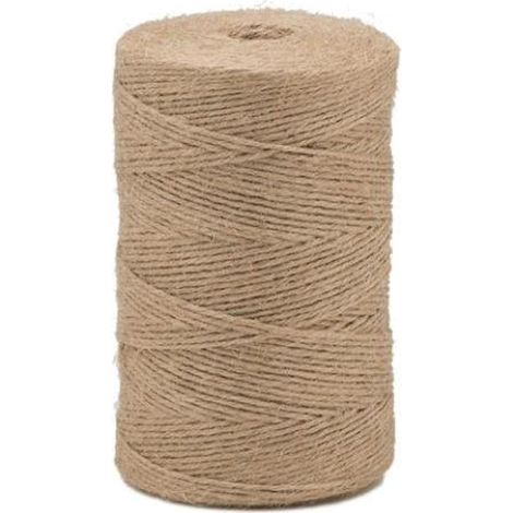 Rolle Naturjute-bindfaden, 2 Mm Durchmesser, 400 M Länge, Für Gartenarbeit Und Heimwerkerprojekte.