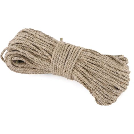 Juteseil, 5 Mm, 50 M, Naturbelassen, Robust, Für Garten, Bastelarbeiten, Dekoration