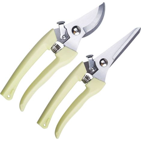 Gartenschere Mit Klingen – Astschere – Set Mit 2 Multifunktionalen Gartenscheren – Zum Schneiden Von Blumen Und Obstbäumen