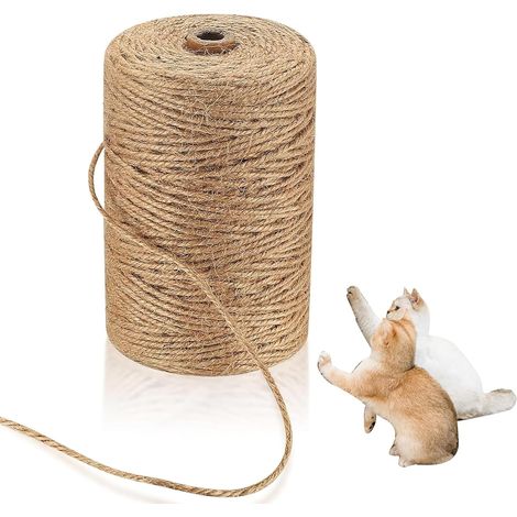 Rolle Seil, Naturjute, 6 Mm, 35 M, Strapazierfähig, Für Diy, Garten, Dekoration