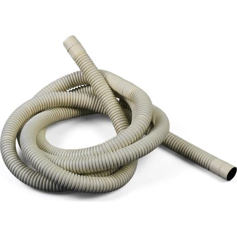 Ablaufschlauch, 4 Meter Lang, 14 Mm Durchmesser, Flexibel Gewellt, Mit Stecker/buchse, Für Klimaanlage
