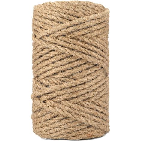 Rolle 6 Mm X 100 M Natürliches, Strapazierfähiges Sisalseil Für Katzenbaum, Garten, Diy-dekoration