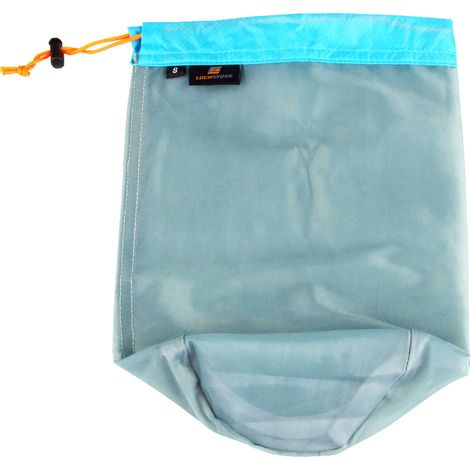 Ultraleichter Aufbewahrungsbeutel Aus Netzgewebe Mit Kordelzug Für Outdoor-aktivitäten, Reisen, Wandern Und Camping (blau, Größe S)