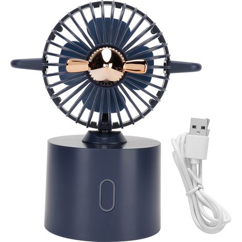 Mini-ventilator In Flugzeugform Mit Oszillationsfunktion, Usb-aufladbar, Tragbar Und Ideal Für Den Einsatz Zu Hause Und Im Büro Im Sommer.