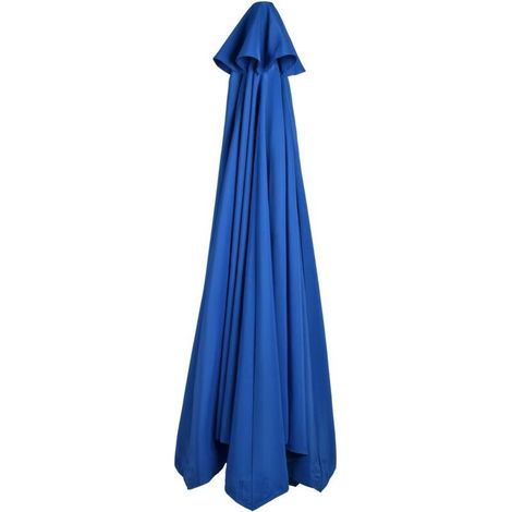 Ersatzdach Für 3-m-sonnenschirme – Wasserdicht Und Uv-beständig – Blaues Polyester – Kompatibel Mit 6 Streben