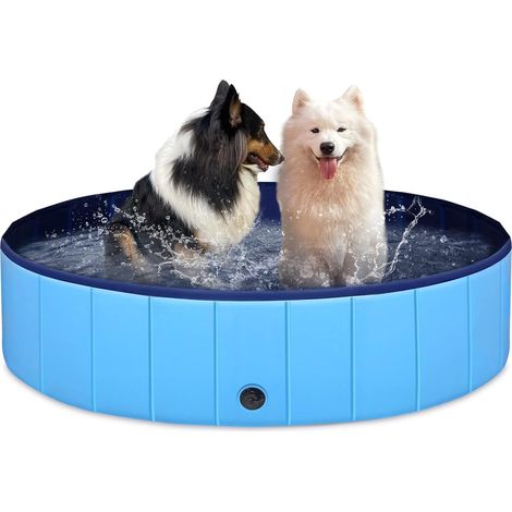 Hunde-planschbecken 120 X 30 Cm, Rutschfeste Pvc-badewanne, Planschbecken Für Drinnen Und Draußen