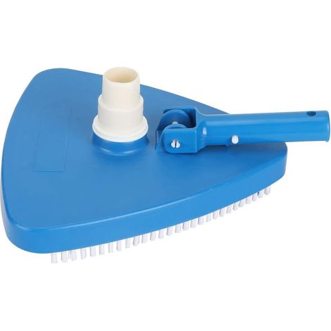 Dreieckiger Saugkopf, Integrierte 1,5 Cm Bürste, Verstärkter Kunststoff, Für Schwimmbecken Und Teiche