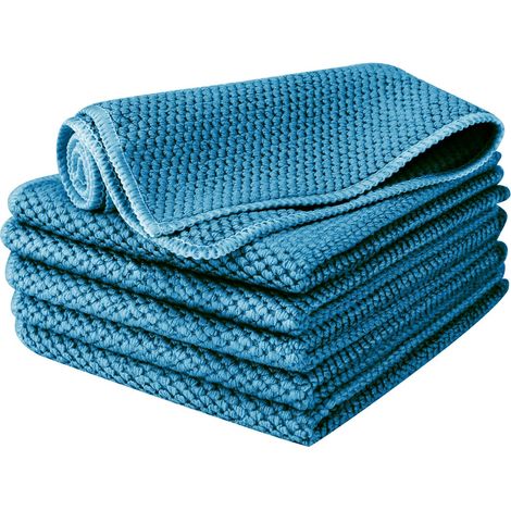 6-teiliges Mikrofasertuch-set, 30 X 30 Cm, Hohe Saugfähigkeit, Fusselfrei, Für Küche Und Auto