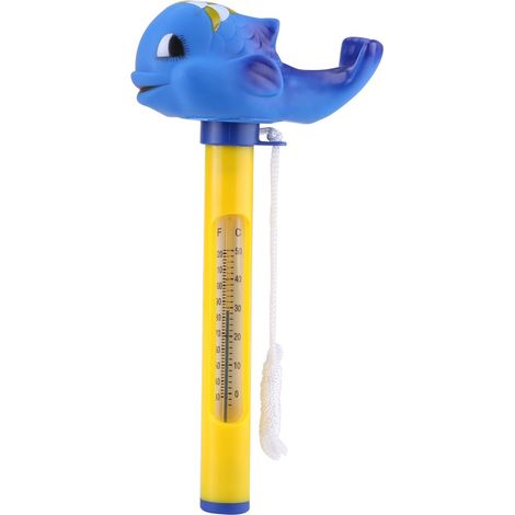 Schwimmendes Poolthermometer, Niedliche Tierform, Mit Schnur Für Innen- Und Außenpools (wal)