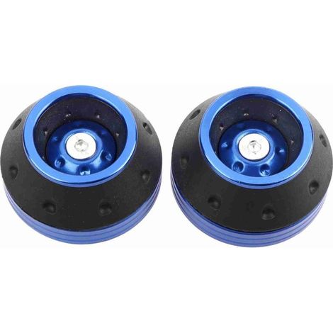 Cnc-gefräster Aluminium-vorderradrahmen, Motorrad-sturzpad, Sturzschutz, Roller, Moped, Blau