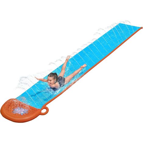 Rutschmatte, 4,88 M Pvc, Integrierter Sprinkler, Aufblasbares Planschbecken, Kindergarten
