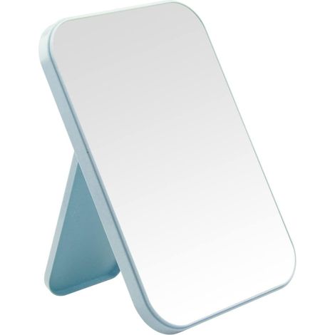 Quadratischer Spiegel, Verstellbarer Ständer, Hd-glas, Abs, Für Schreibtisch Und Wand