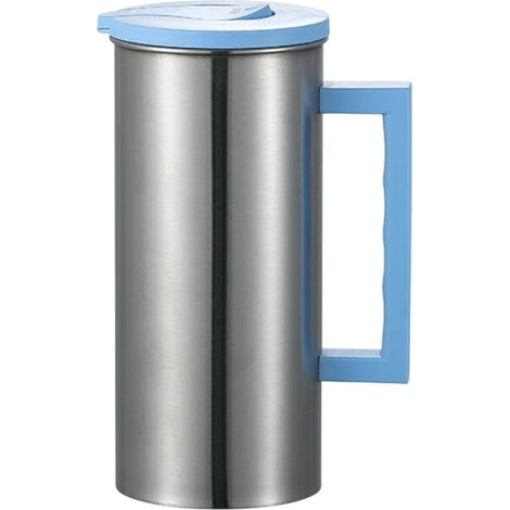 Edelstahlkrug, 1,8 L Fassungsvermögen, Kaltwasserkaraffe, Für Zuhause Und Camping