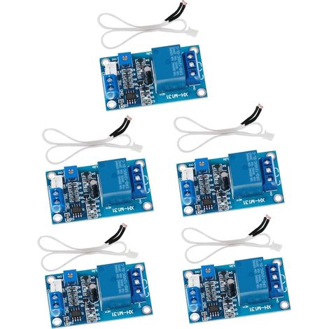 Packung Mit 5 Einstellbaren 10-a-lichtdetektionsrelaismodulen Für Industrielle Automatisierung Und Beleuchtung