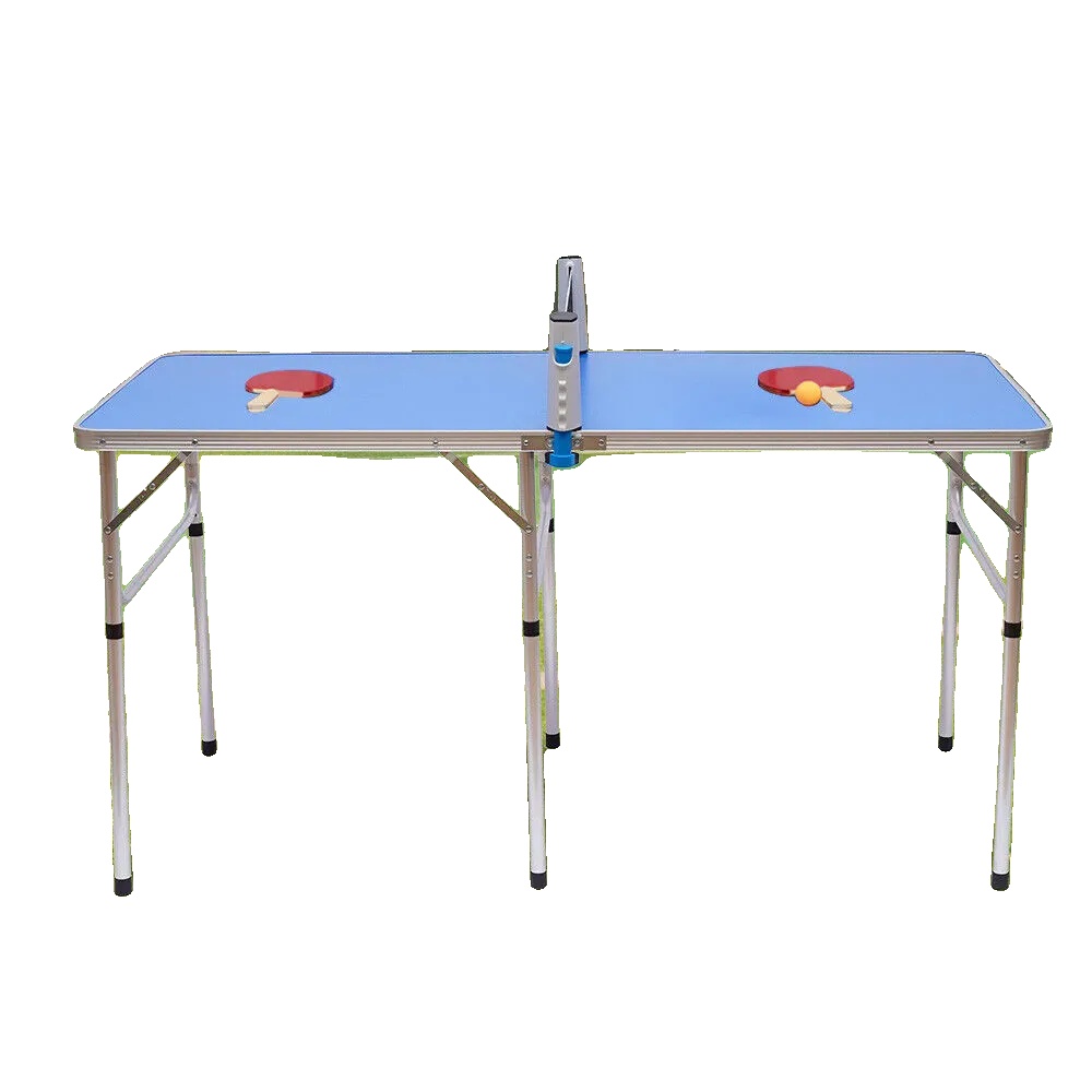 Tischtennistisch, Mdf + Aluminiumlegierung, 152 X 76 X 76 Cm, Für Den Außenbereich Und Zu Hause