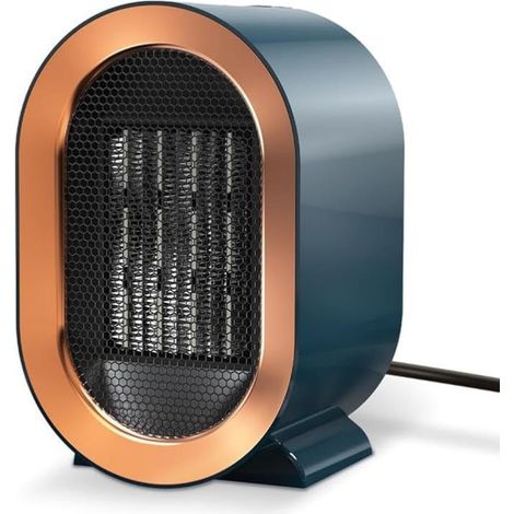 Mini-energiespar-elektroheizgerät, Elektrischer Heizlüfter, Zusatzheizung, 2 Modi, Geeignet Für Wohnzimmer, Schlafzimmer, Badezimmer (blau)