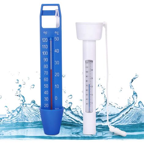 Stoßfestes, Schwimmendes Poolthermometer Mit Seil Für Alle Pools, Spas, Whirlpools, Aquarien Und Fischteiche.