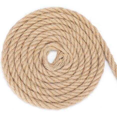 Juteseil, 14 Mm Dick, 10 M Lang, Rustikaler Hanf, Für Katzenbäume Und Diy-projekte