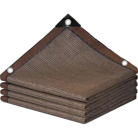 Schattierungsnetz, Polyethylengewebe, Aluminiumösen, Uv-beständig, Für Garten, Balkon, Innenhof