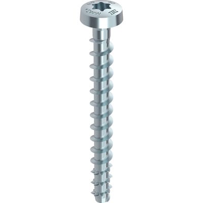 Heco Schrauben - heco-mms plus p Halbrundkopf 10x70mm verzinkt Multi-Monti Schraubanker 25 Stk