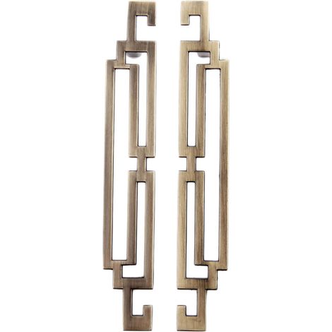 Set Mit 5 Möbelgriffen, 128 Mm Lochabstand, Antikbronze-zinklegierung, Für Küchenschränke Und Schubladen