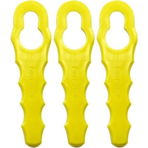 Packung Mit 100 Ersatzklingen, Kompatibel Mit Den Freischneidern Ryobi Rac155, Rac157 Und Rac158, Mit Bluetooth-klingenköpfen