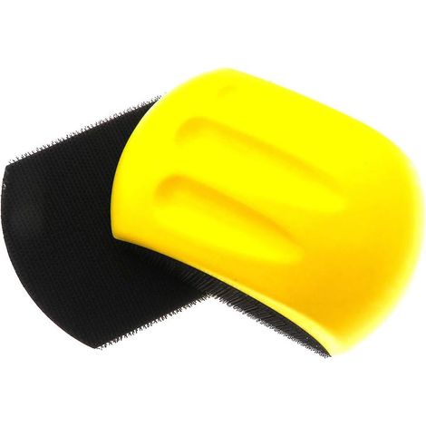 2-teiliger 5"-handschleifklotz, Handschleifklotz, Klett-poliermatte Für Mausschleifen, Handschleifklotz Für Die Möbelrestaurierung