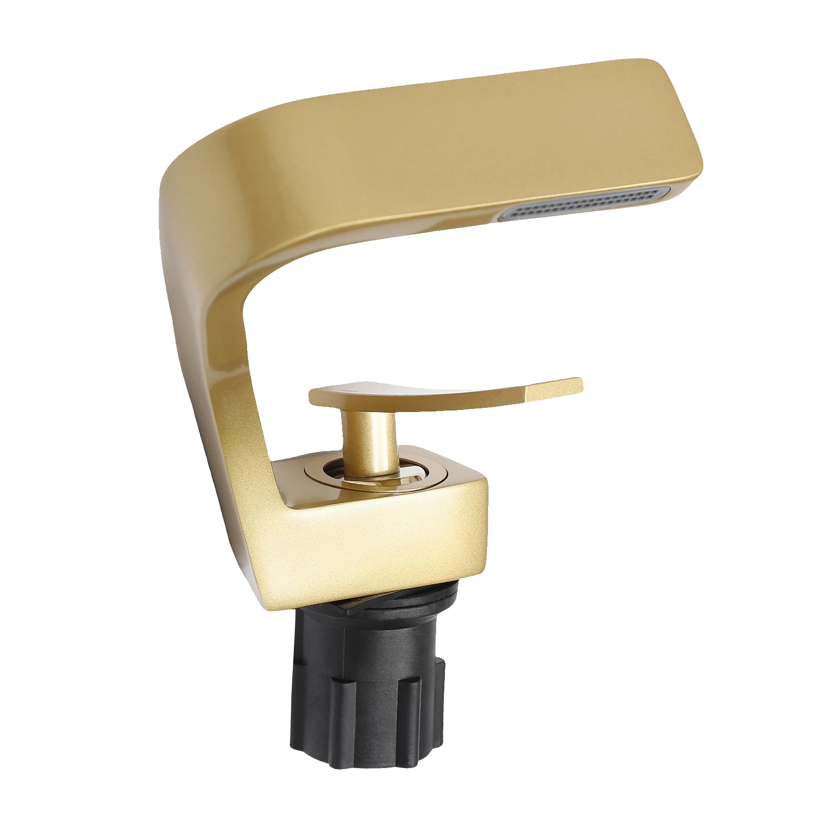 Waschtischarmatur, Aufsatzmontage, Robuste Messingkonstruktion, Gold, G3/8