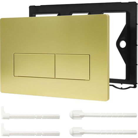 Wc-betätigungsplatte, Zweimengenspülung, Kompatibel Mit Geberit Sigma, Goldfarben, Für Badezimmer