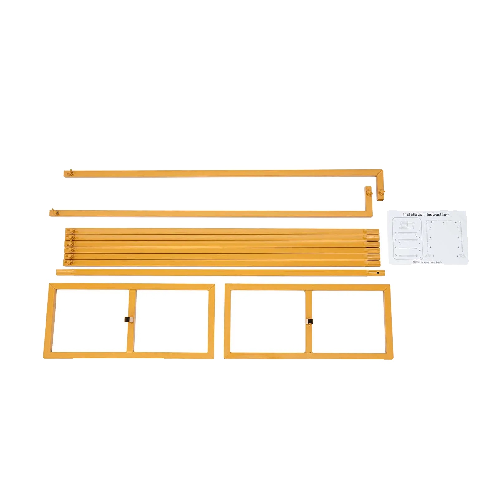 Hochzeitsbogen, Höhenverstellbar, Metallkonstruktion, Gelb, Xl